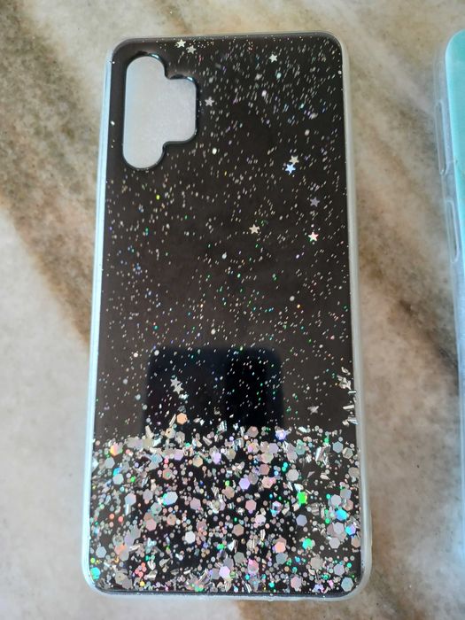 Capa telemóvel Samsung A32 5G em silicone Preta