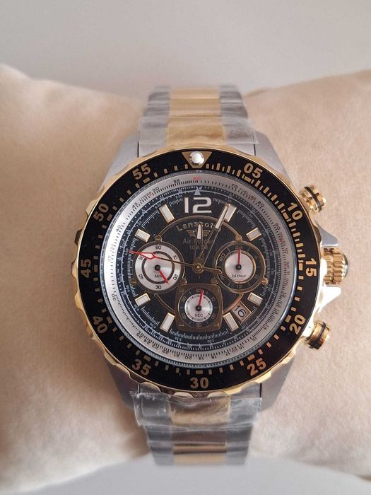 Relógio-Cronógrafo Lanscotte Air Force Chrono nunca usado