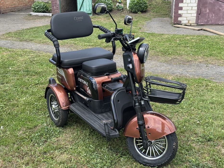 Продам новий Електричний трицикл Corso «Ostin L» 1200W