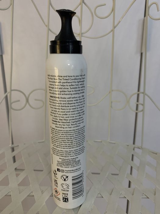 Пена для волос с оттенком блонд