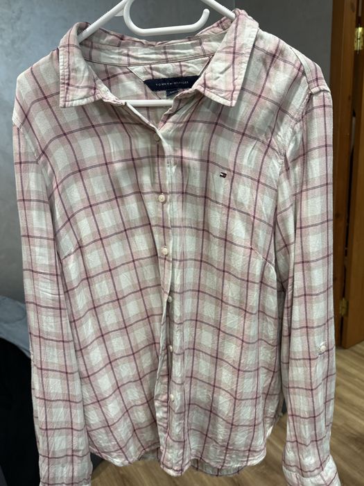 Рожева рубашка в клінтку Tommy Hilfiger