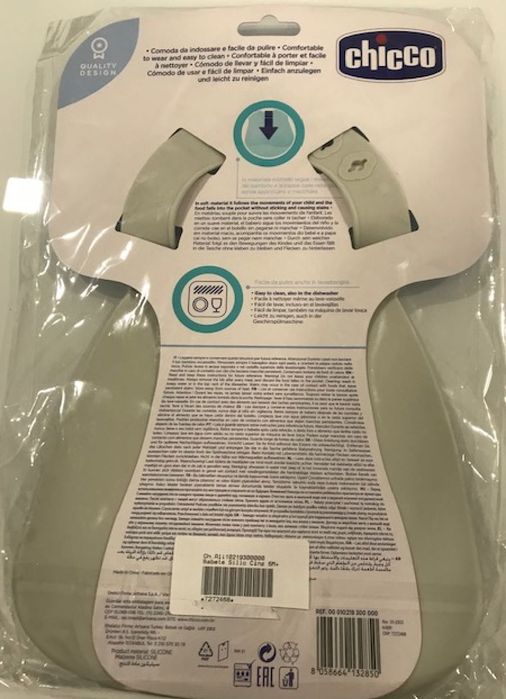 Babete Cinza Novo Chicco