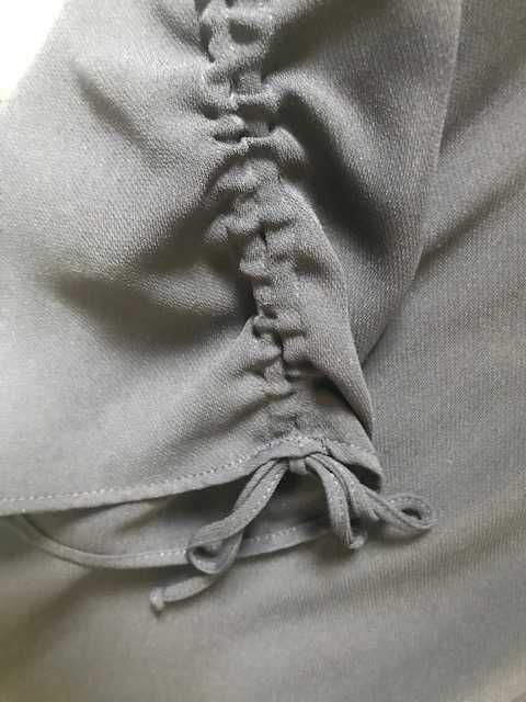 Vestido Zara preto e azul escuro tam S