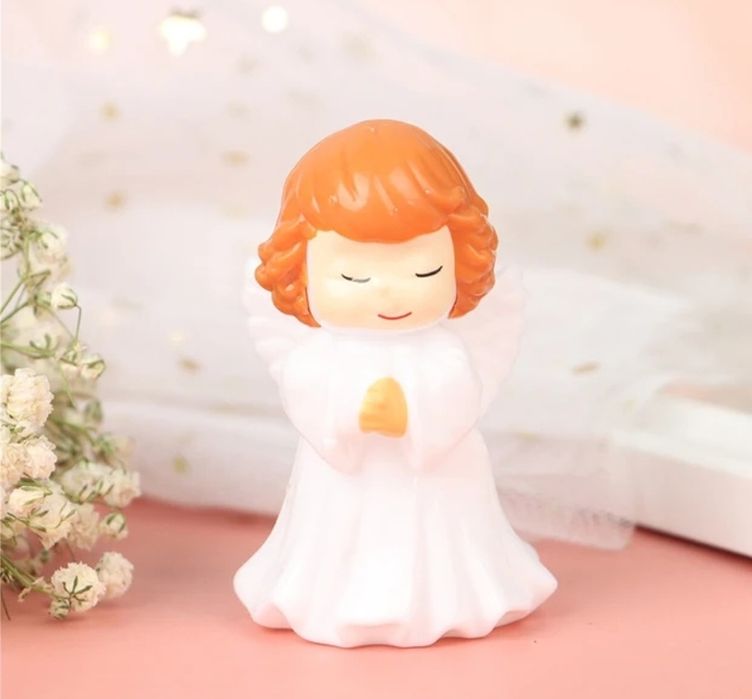 Topper figurka na tort Dziewczynka Chrzest Komunia