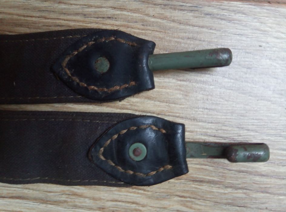 niemiecki pasek do chlebaka granatowy LW