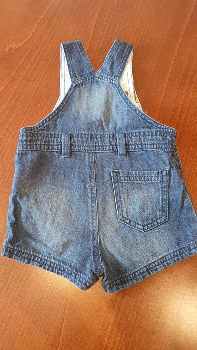 Ogrodniczki r.62 spodnie spodenki szorty