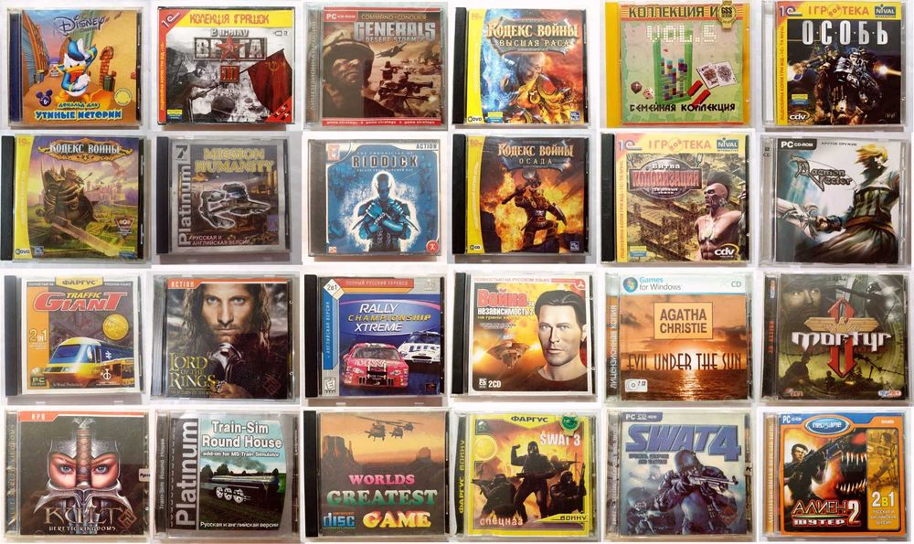 Коллекционные игры на CD