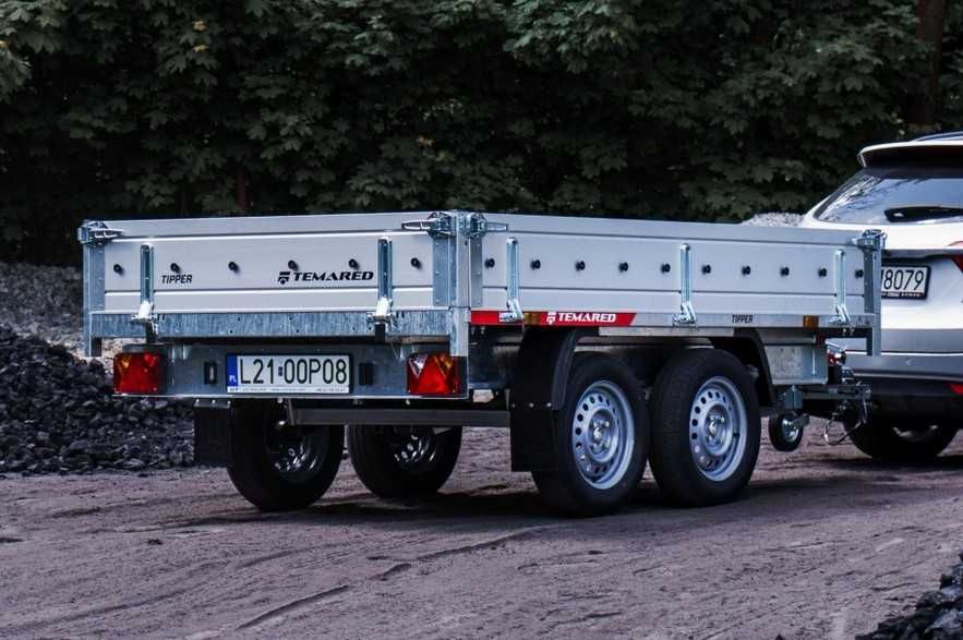 TEMARED TIPPER 2515/2 253x152 cm DMC 750 kg wywrotka ALU