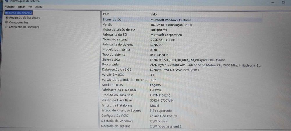 Portátil Lenovo Ideapad 330S