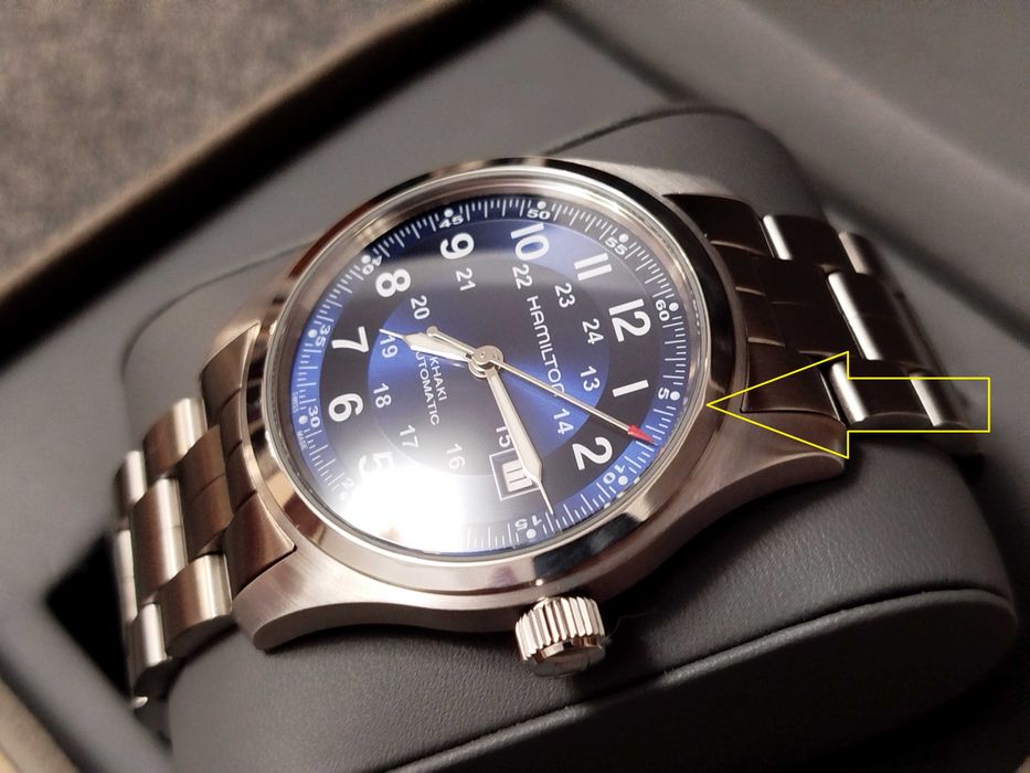 б.в. полірований Hamilton Khaki Field H70605140 Swiss made годинник