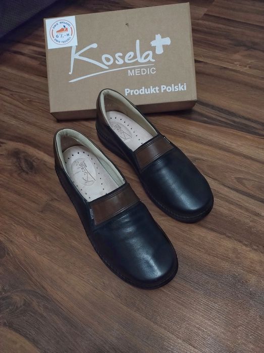 Buty skórzane Kosela Medic r. 40