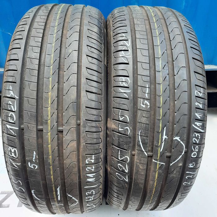 2szt. opony letnie używane 225/55R18 Pirelli P7 Cinturato AO