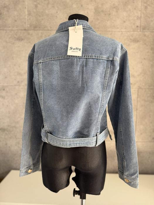 Niebieska kurtka jeansowa softy M/L