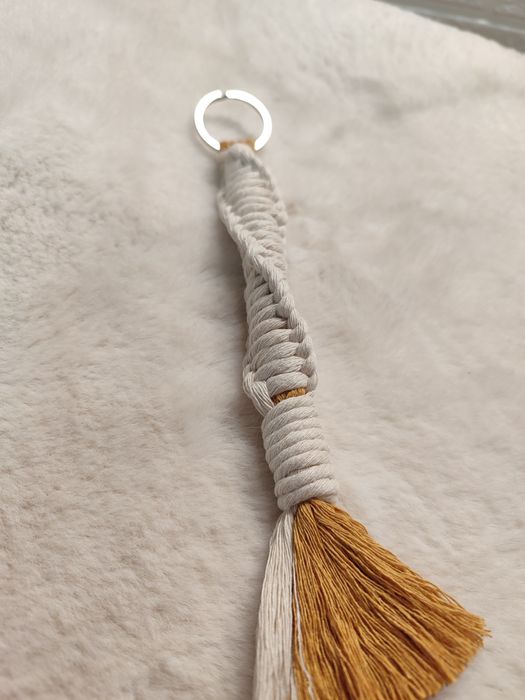 Porta chaves macramé