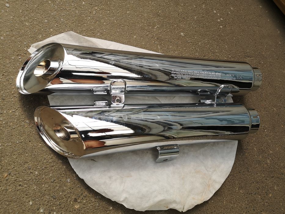 Harley davidson. Глушитель. Выхлопная.