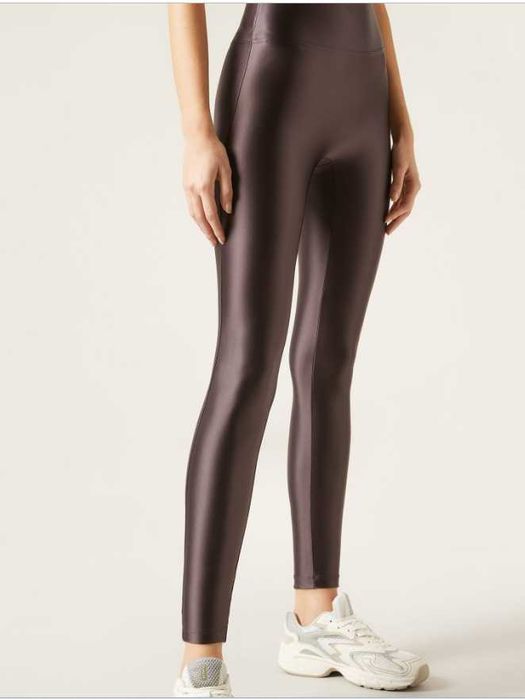 leginsy lycra z satynowym połyskiem S 36