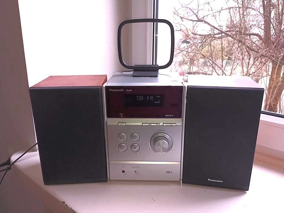 mini Wieża PANASONIC SA-PM4 + 2 KOLUMNY sprawna używana