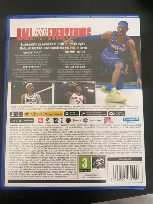 NBA 2K26 para PS5 novo