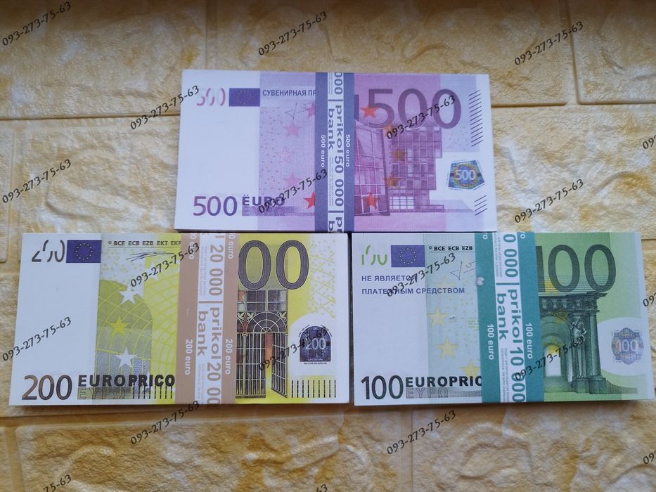 10 пачек 100$ Сувенирные доллары Сувенірні гроші