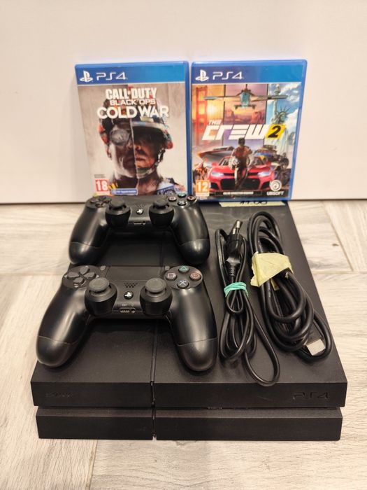 Konsola PS4 FAT 1TB Dwa Pady Dwie Gry