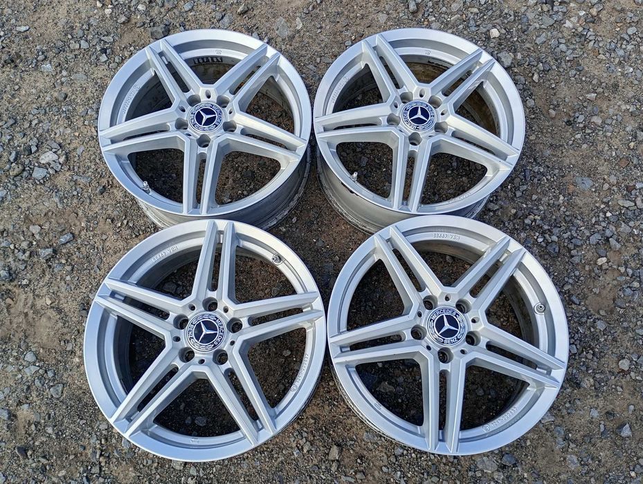 Mercedes VW Audi 17cali 5x112 7Jx17H2 ET48,5 Idealny stan + czujniki