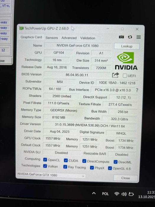 MSI GT63 Titan 8RG GTX 1080/i7 8750H/32GB RAM/4K/512+1tb ssd