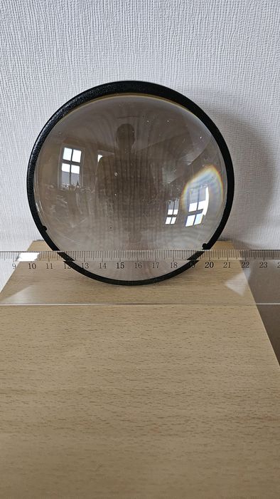 Kondensator do powiększalnika Krokus 3 .  Szkło powiększające soczewka