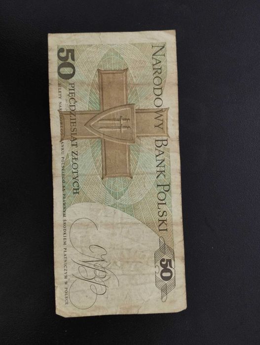 Banknot 50 zł stary PRL oryginał Karol Świerczewski