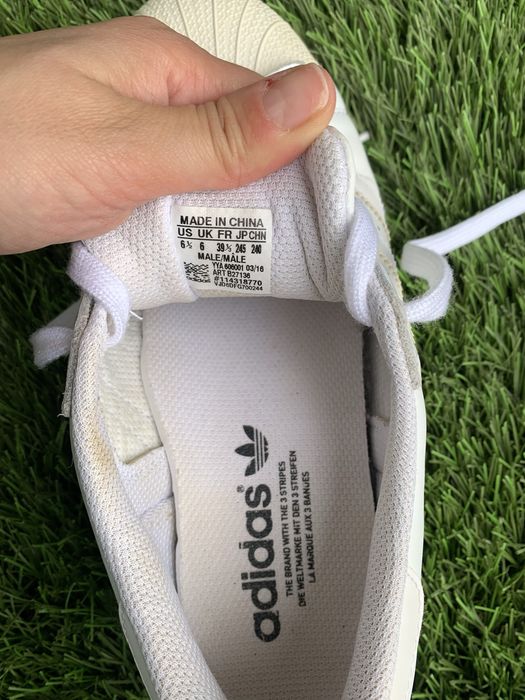Sapatilhas adidas brancas, homem