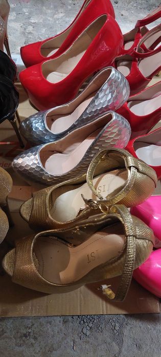 Zestaw 12 par czółenka wysokie szpilki