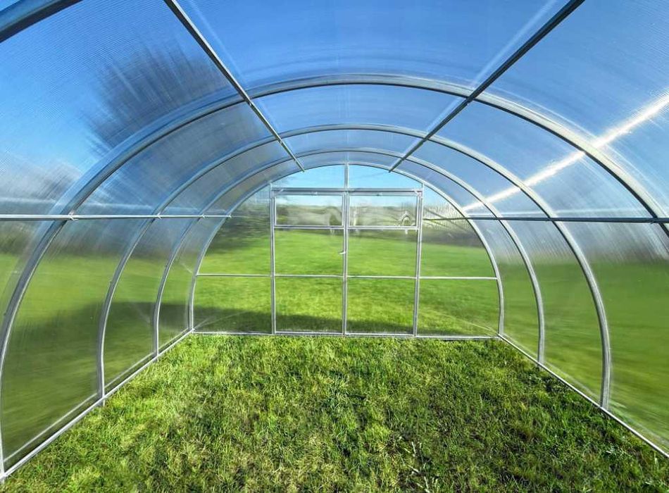 Szklarnia ogrodowa WOLA PROSTOR 4.0 4x4m 4x6m 4x8m 4x10m 4x12m 20x40mm