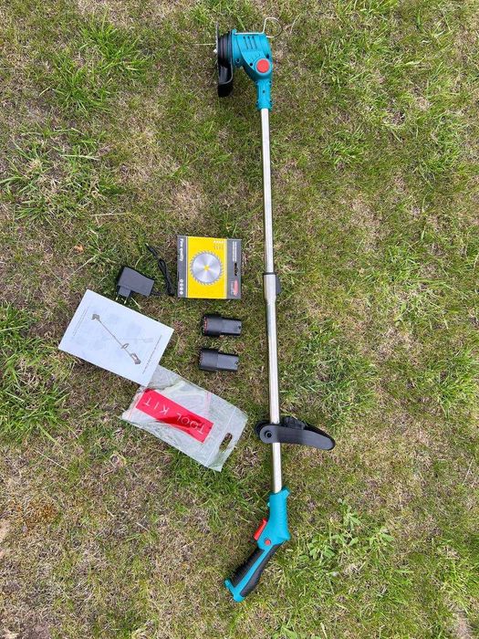 Электрический аккумуляторный триммер makita газонокосилка + 2️⃣ АКБ