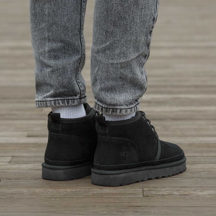 Мужские зимние угги , UGG Neumel "Black" Suede. 40-45