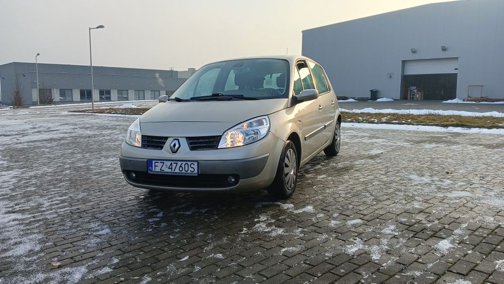 Renault Scenic II/1.6/LPG/Gaz/Automat/Hak/Pòłskóry/Tempomat