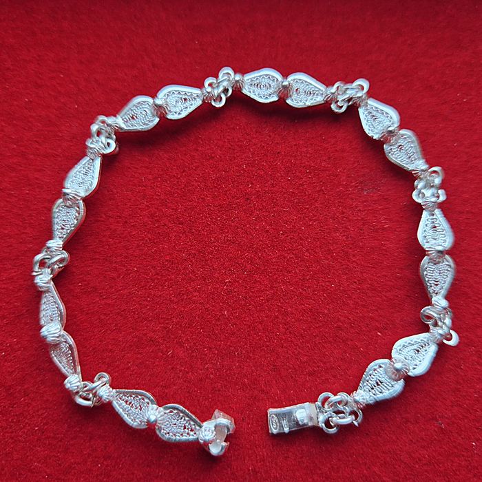 Pulseira prata filigrana