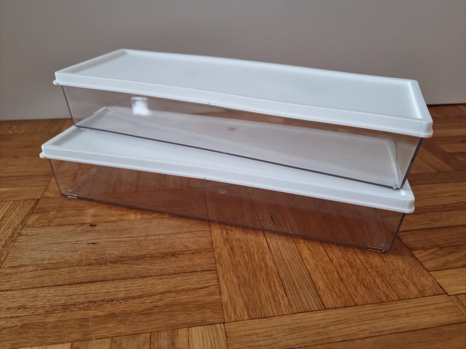 Zestaw 2 pojemników do przechowywania makaronu 1100ml