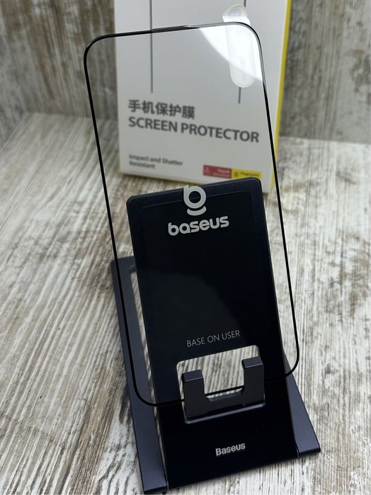 ‼️ 2 шт. Стекло Baseus Premium на iPhone 15 Pro Max/ 15 Pro Скло