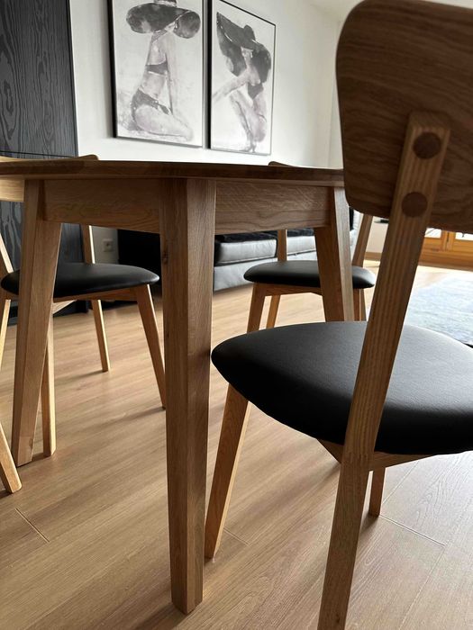 Nowy stół lity dąb olejowany + GRATIS