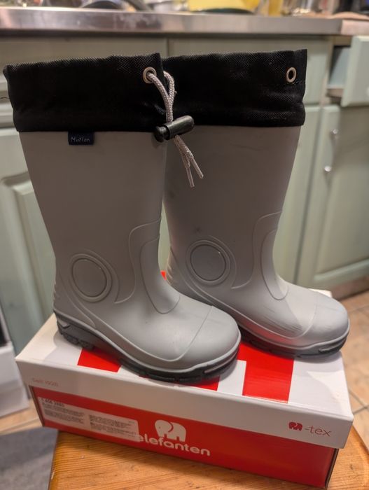 Kalosze dziecięce 23/24 szare