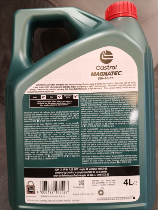 Castrol Magnatec 5w40 C3 4 litry najtaniej