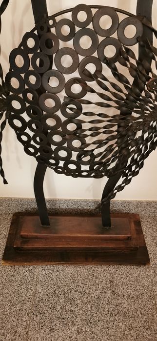Peça decorativa forma peixe