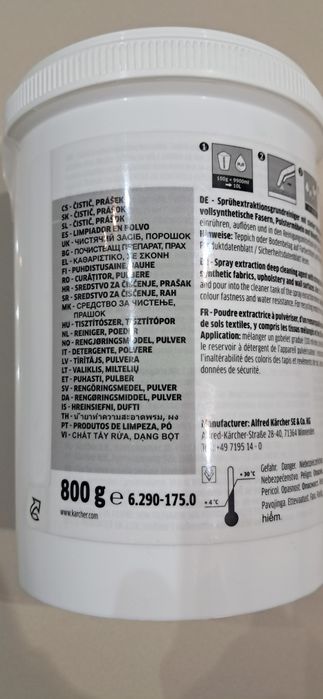 800 g Proszek Karcher RM760 carpet pro