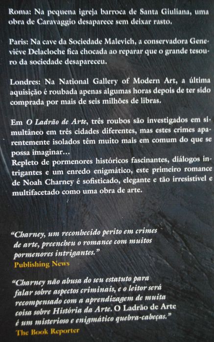 O Ladrão de Arte de Noah Charney