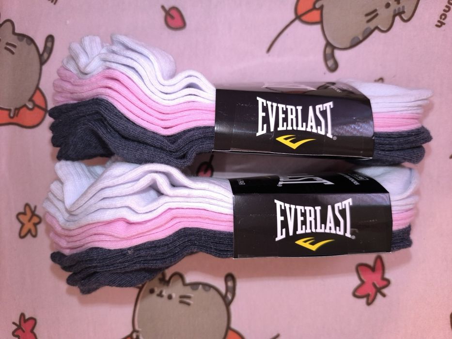 Nowe EVERLAST 12szt skarpetki/stopki