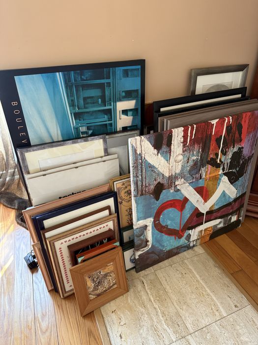 Lote de Quadros e Molduras