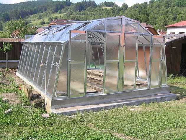 Szklarnia stalowa ogrodowa 4,9x6m Superszklarnie Szklarnia 6x4,90m