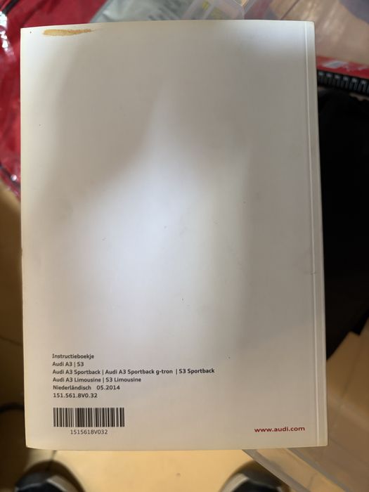 Manual Audi A 3 2016-