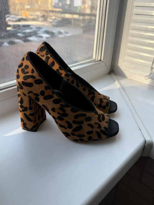 Asos туфлі шкіра леопард оригінал 37