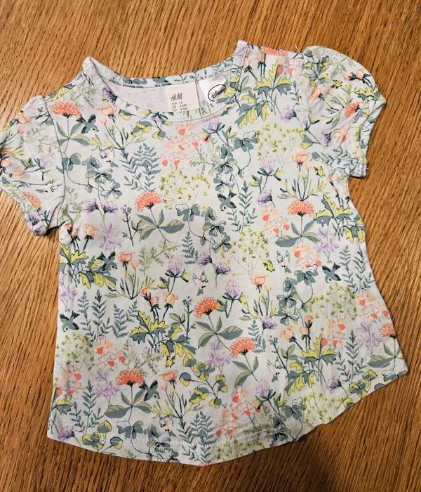 Bluzka tshirt print kwiatowy
