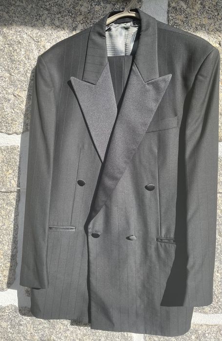 Fato preto Homem, como Novo